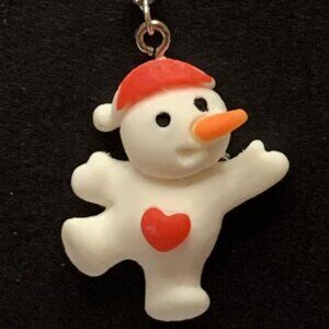 Snowman Earring, Frosty Earring, Christmas Earring, Holiday Earring, Gift Idea